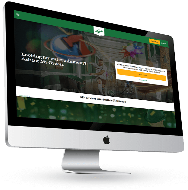 Mr Green kuvakaappaus